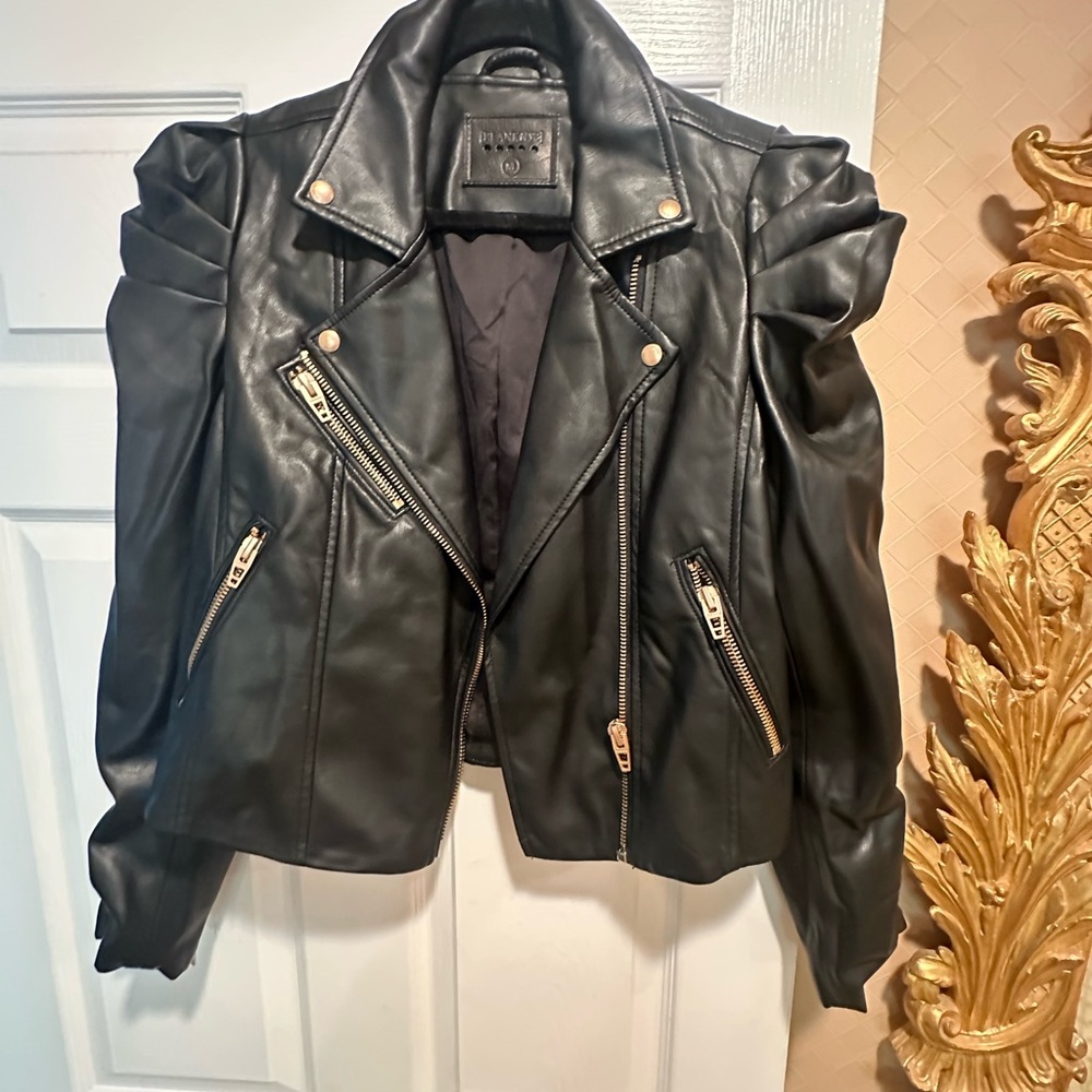 Blank NYC Black Leather Jacket
